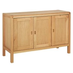 Shipping Included - Habitat Radius 3 Door Oak Sideboard Storage