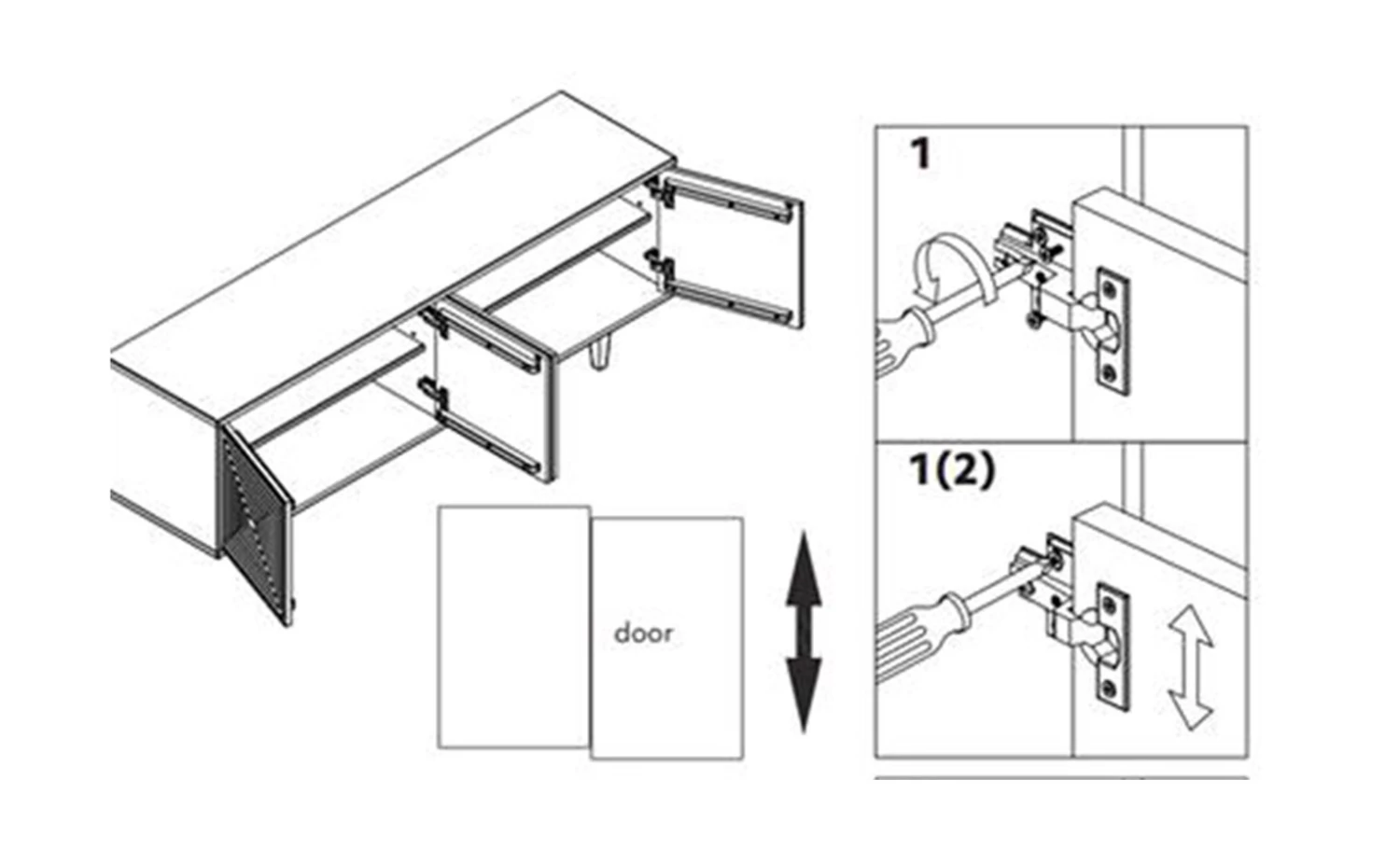 Best Price - Habitat Grooved Storage 4 Door Sideboard Pine Sideboards - Image 9