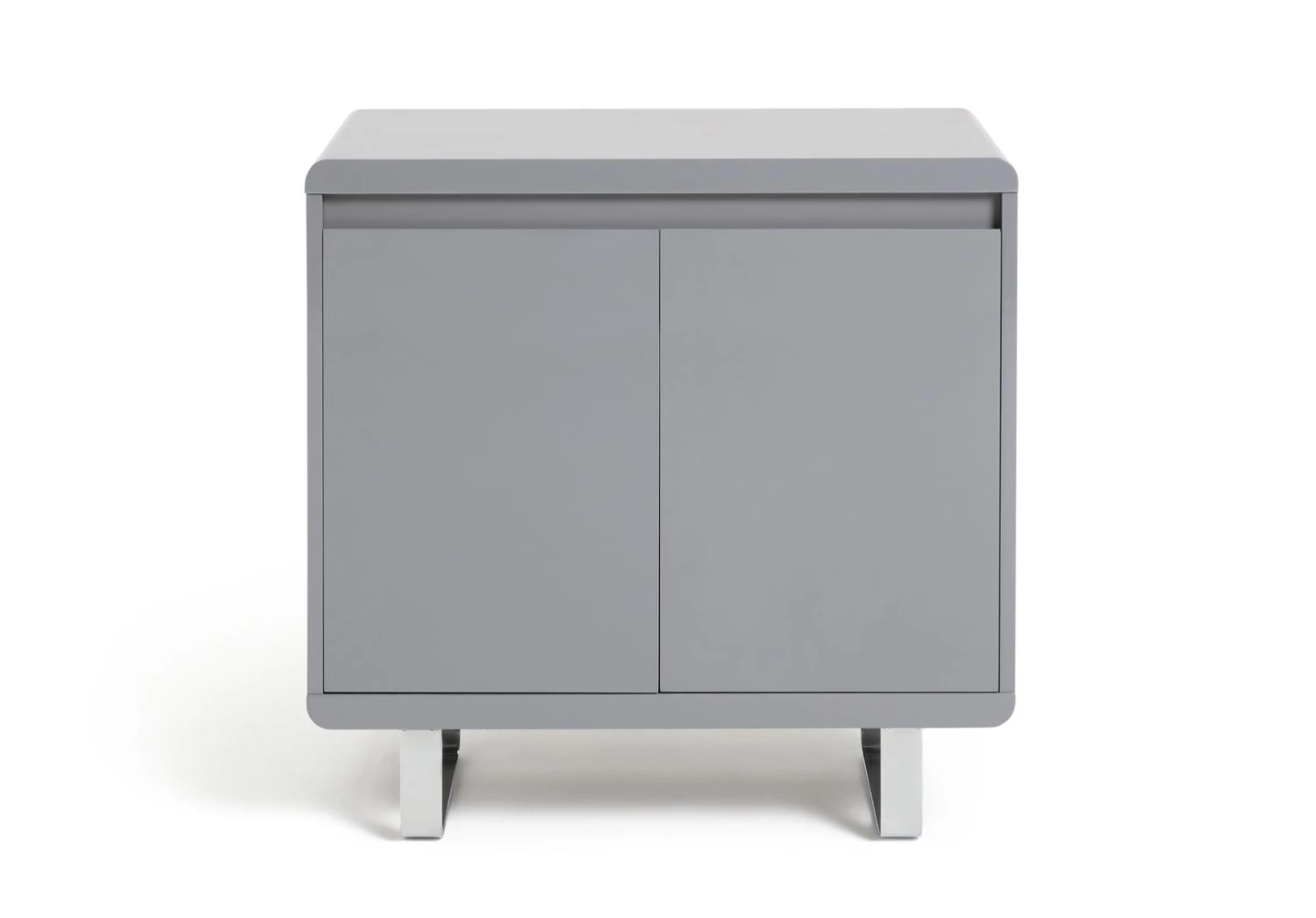 Best Price - Habitat Sleigh 2 Door Sideboard Gloss Grey Storage - Image 2