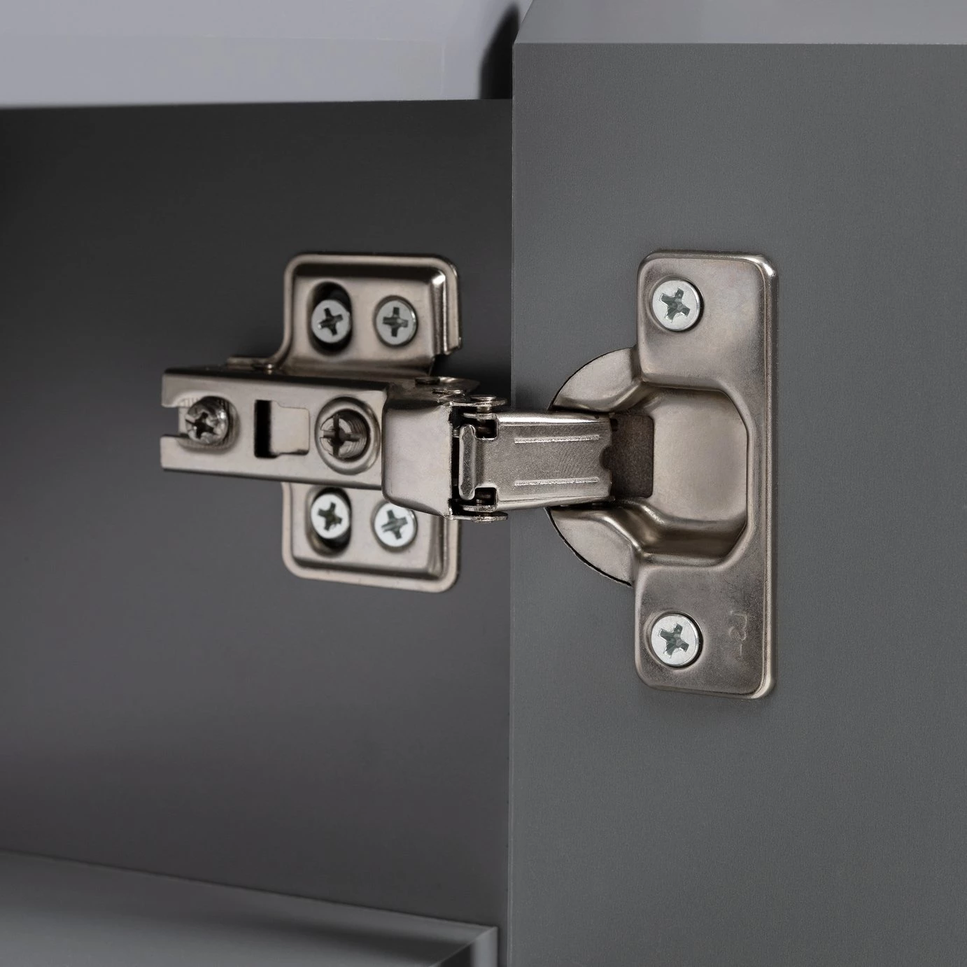 Best Price - Habitat Sleigh 2 Door Sideboard Gloss Grey Storage - Image 5