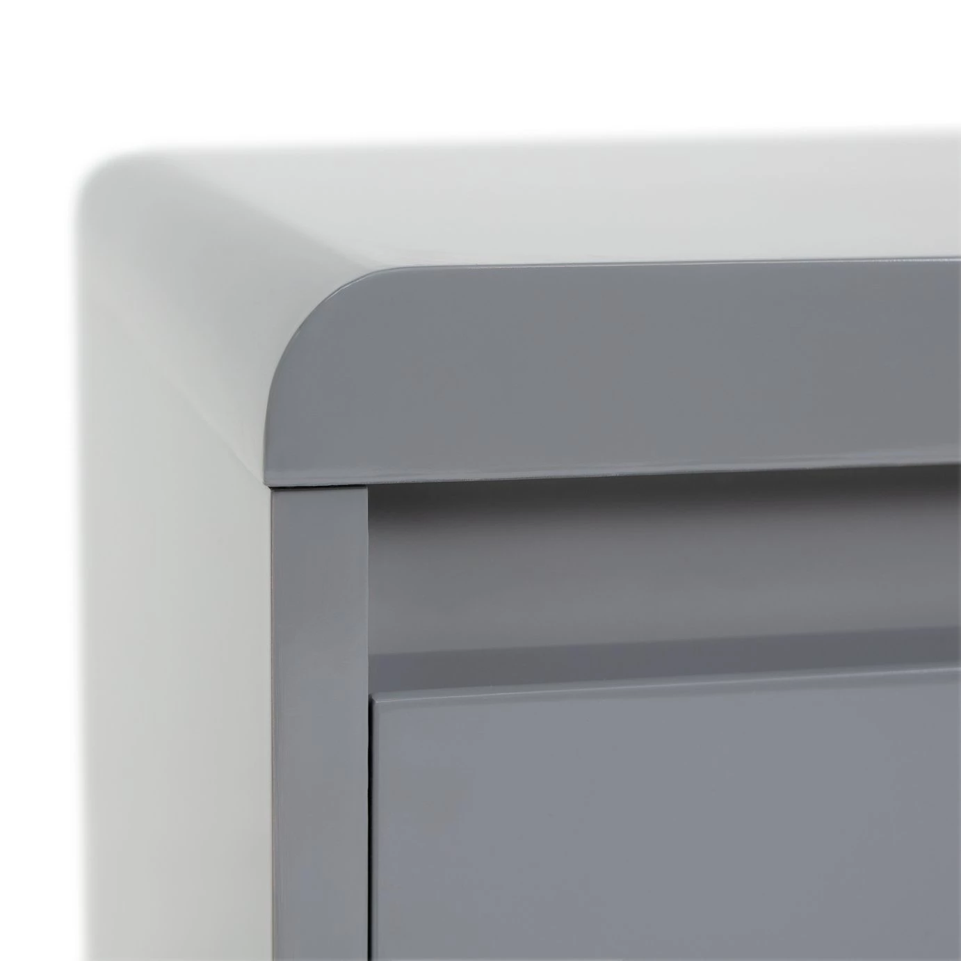 Best Price - Habitat Sleigh 2 Door Sideboard Gloss Grey Storage - Image 6