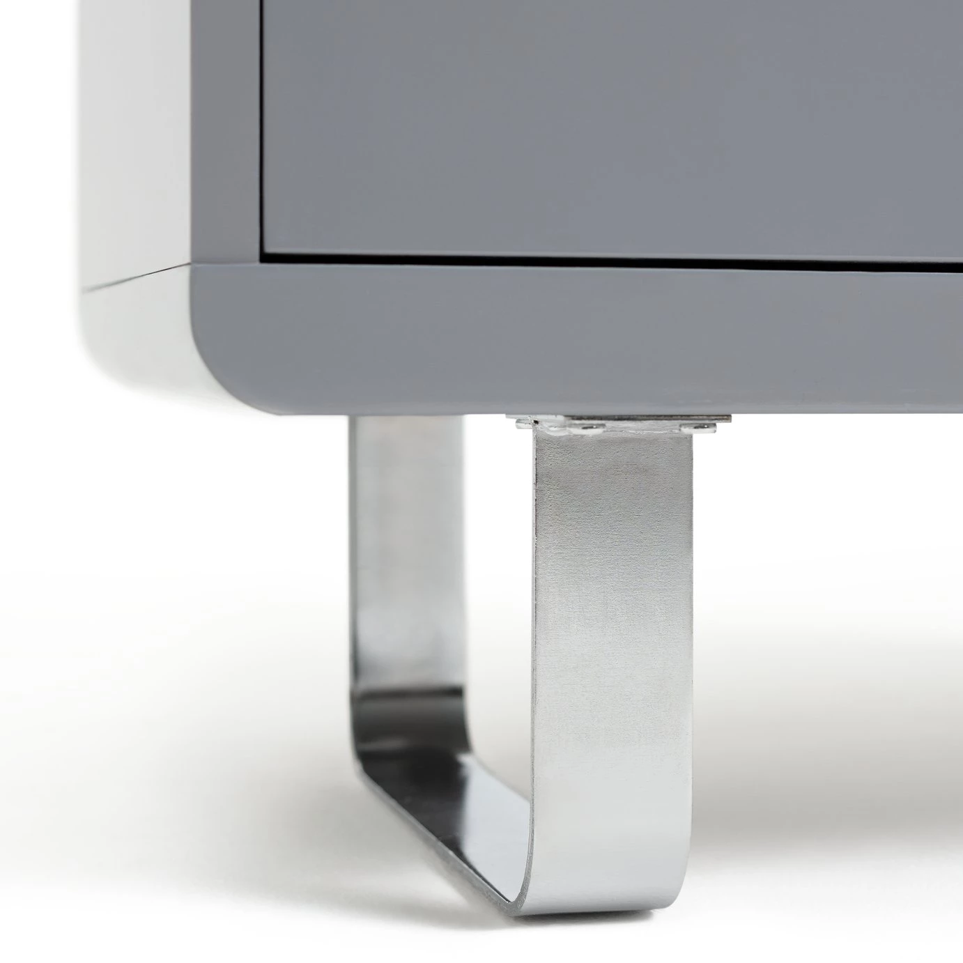 Best Price - Habitat Sleigh 2 Door Sideboard Gloss Grey Storage - Image 7