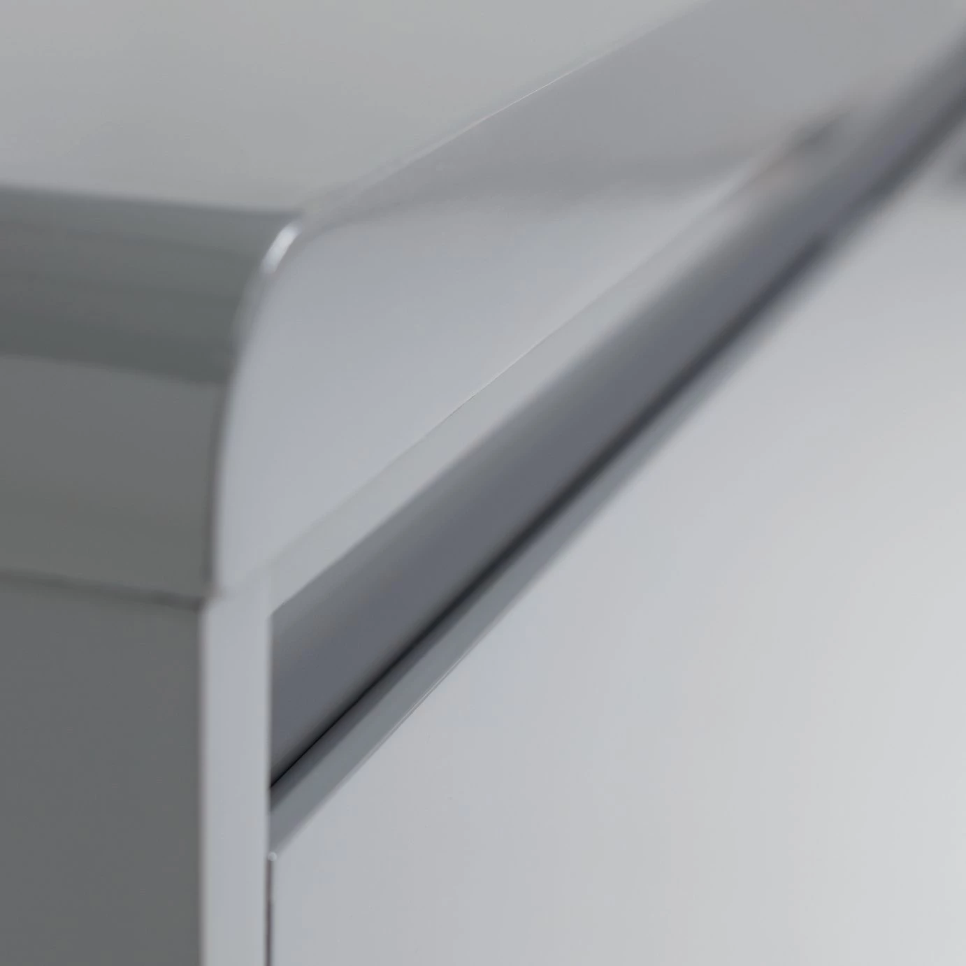 Best Price - Habitat Sleigh 2 Door Sideboard Gloss Grey Storage - Image 8