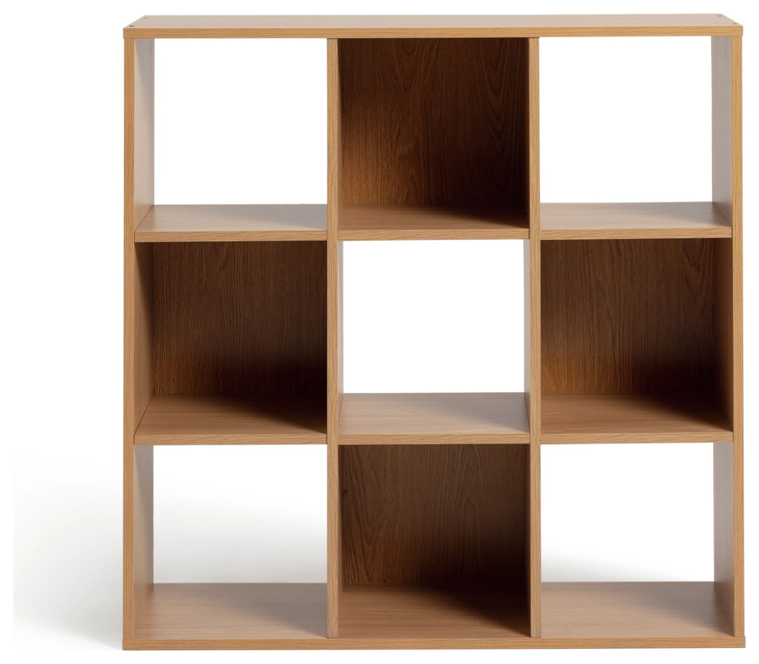 Free Shipping - Habitat Squares 9 Cube Storage Unit Oak Effect Storage - Image 3