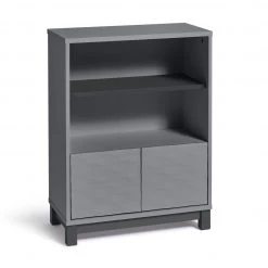Discount - Habitat Zander 2 Door Cabinet Grey Furniture