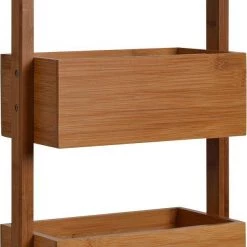 On Sale - Habitat Freestanding Bathroom Storage Caddy Bamboo Light Wood Freestanding Bathroom Cabinets
