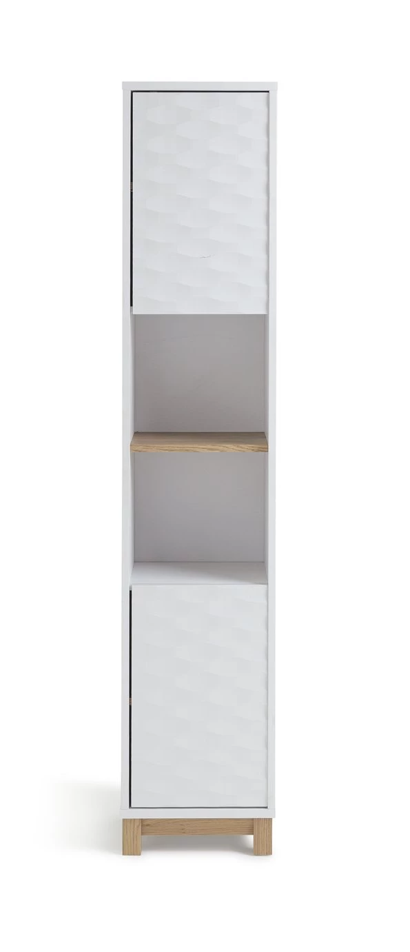 Best Price - Habitat Zander Tallboy White Freestanding Bathroom Cabinets - Image 4