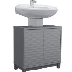Flash Sale - Habitat Zander Under Sink Unit Grey Bathroom Storage