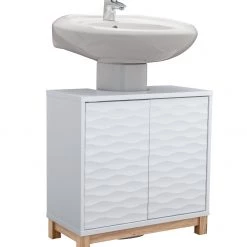 Flash Sale - Habitat Zander Under Sink Unit White Under Sink Storage