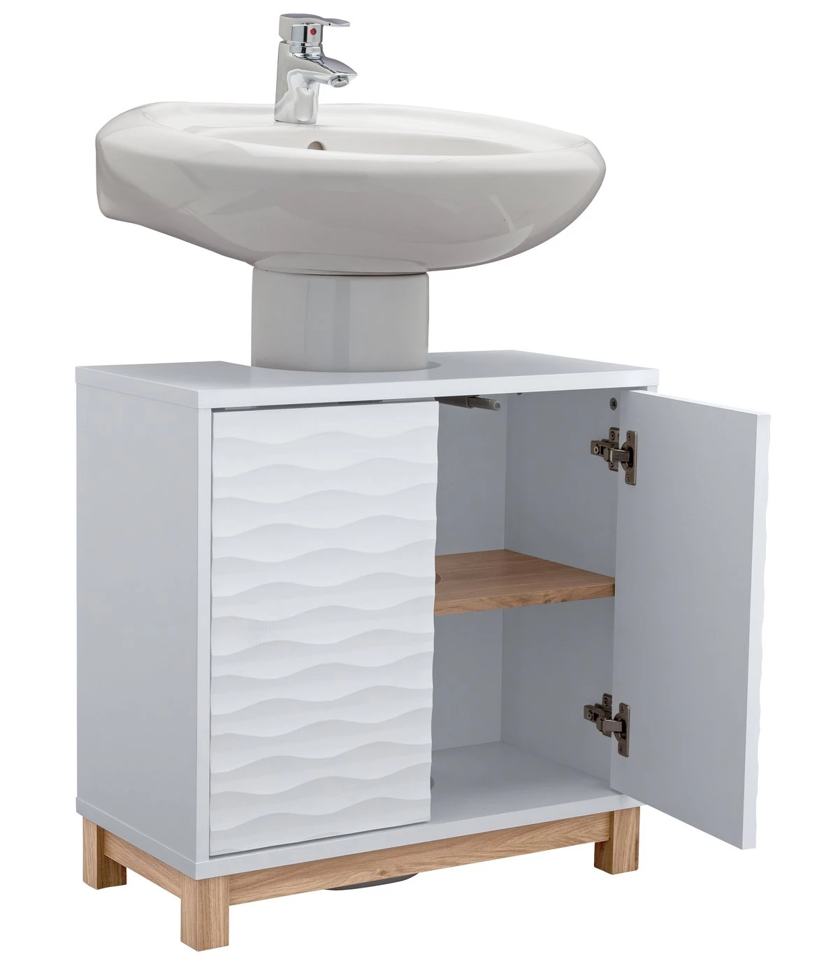 Flash Sale - Habitat Zander Under Sink Unit White Under Sink Storage - Image 4