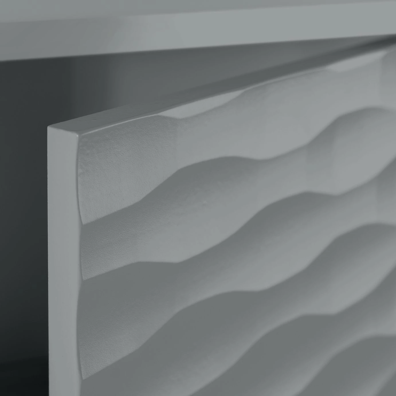 On Sale - Habitat Zander 1 Door Mirrored Cabinet Grey Furniture - Image 7