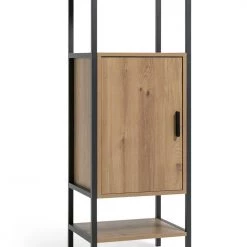 Discount - Habitat Loft Living 1 Door Cabinet Oak Freestanding Bathroom Cabinets