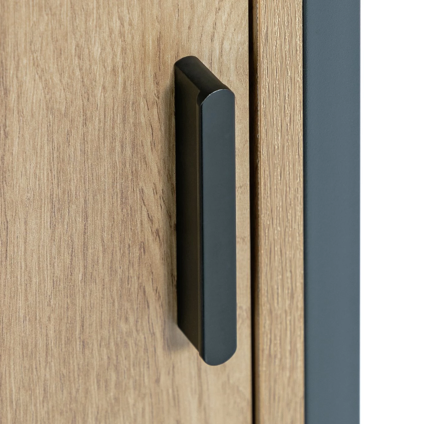 Discount - Habitat Loft Living 1 Door Cabinet Oak Freestanding Bathroom Cabinets - Image 8