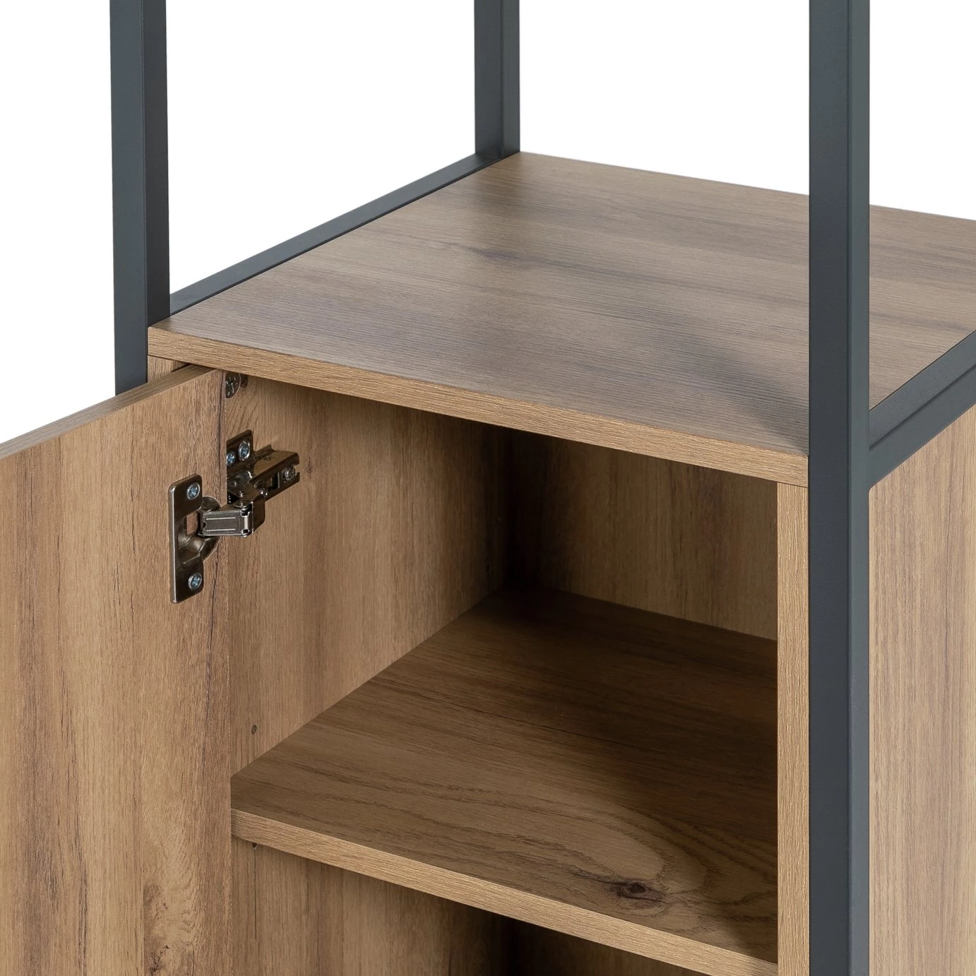 Discount - Habitat Loft Living 1 Door Cabinet Oak Freestanding Bathroom Cabinets - Image 9