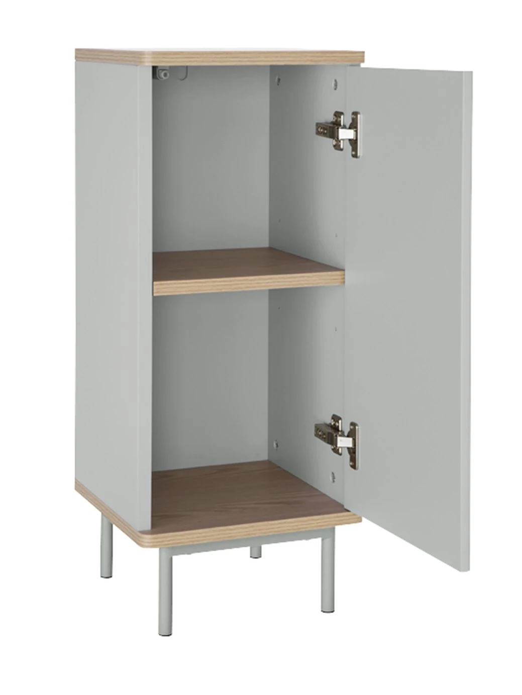 Discount - Habitat Freja 1 Door Cabinet Grey Furniture - Image 3