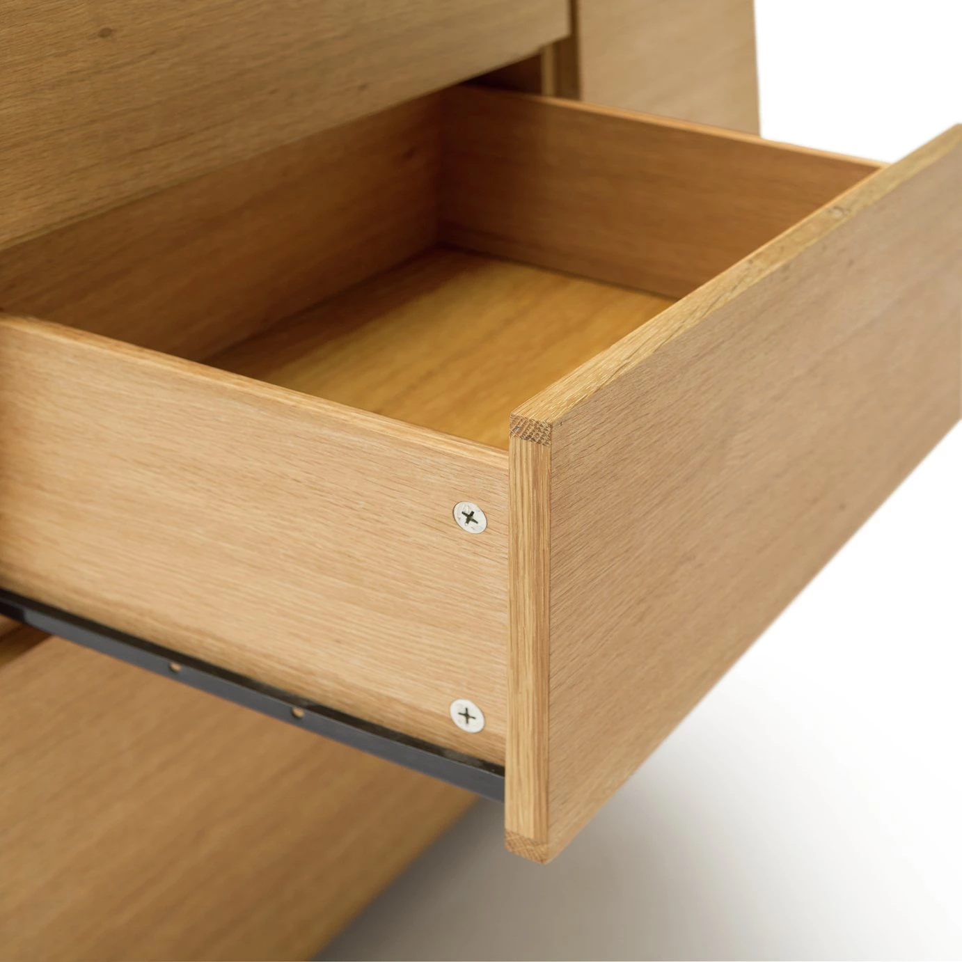 Shipping Included - Habitat Block 4 Door Storage Cabinet Oak Display Cabinets - Image 6