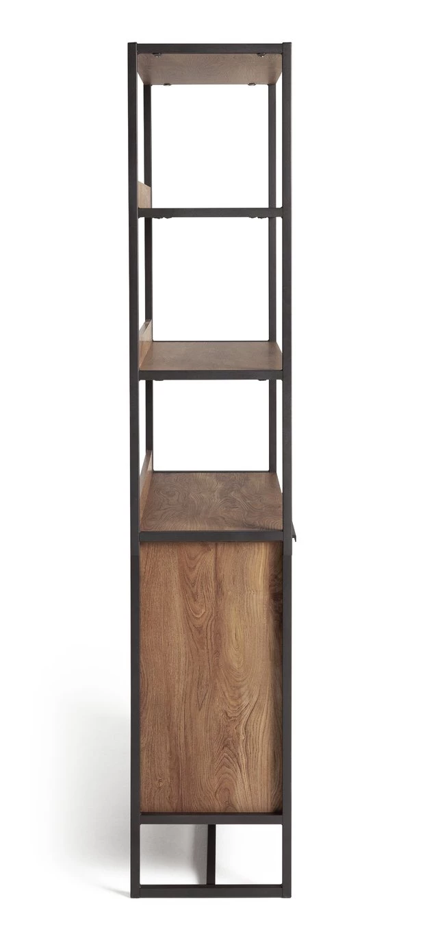 Best Price - Argos Home Habitat Nomad Display Cabinet Oak Effect Display Cabinets - Image 5