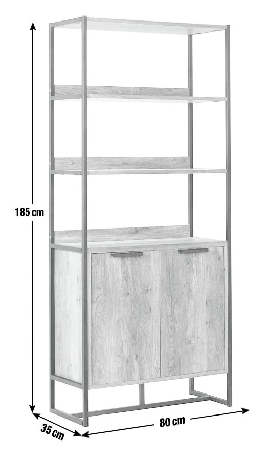 Best Price - Argos Home Habitat Nomad Display Cabinet Oak Effect Display Cabinets - Image 12