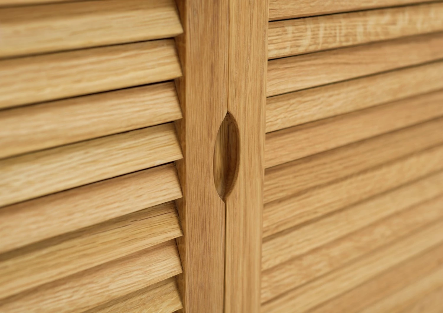 Best Price - Habitat Oiled 2 Door Glass Display Cabinet Oak Display Cabinets - Image 7