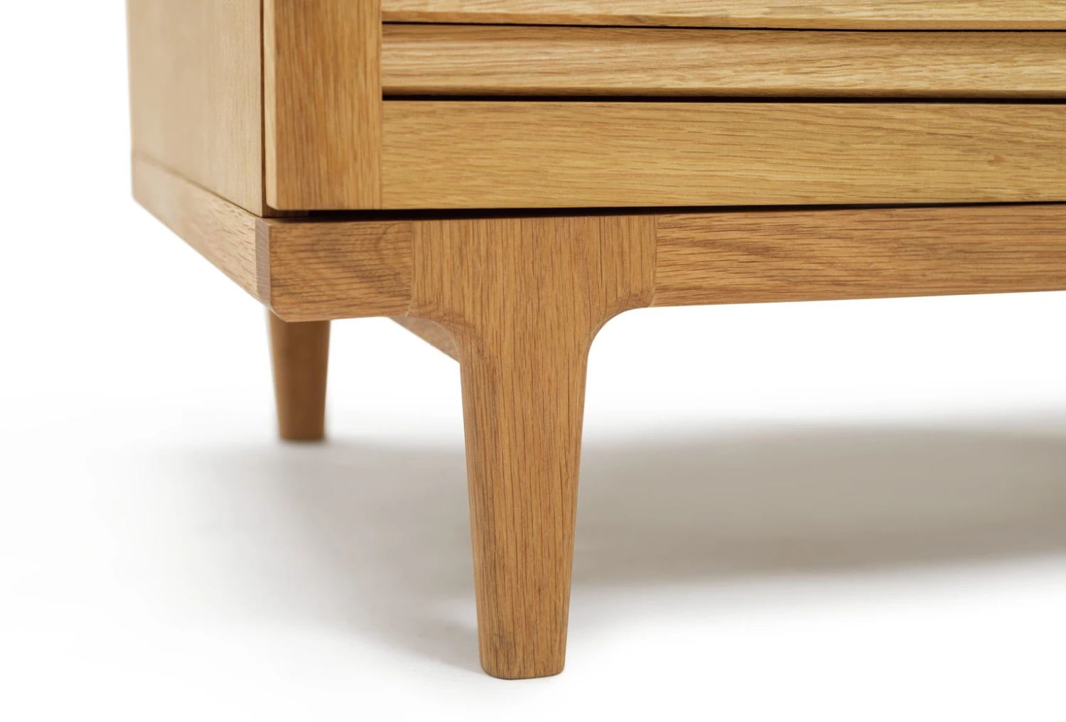 Best Price - Habitat Oiled 2 Door Glass Display Cabinet Oak Display Cabinets - Image 8