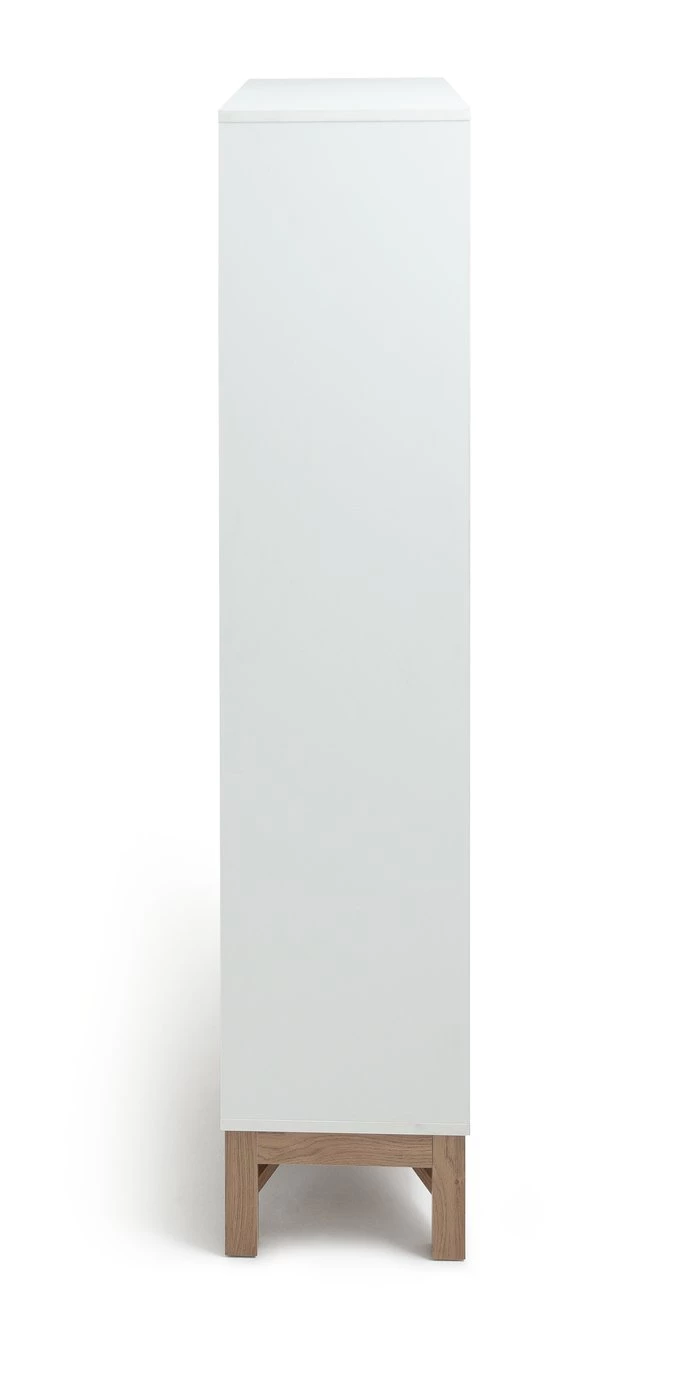 Free Shipping - Habitat Zander Display Unit White & Oak Effect Display Cabinets - Image 5