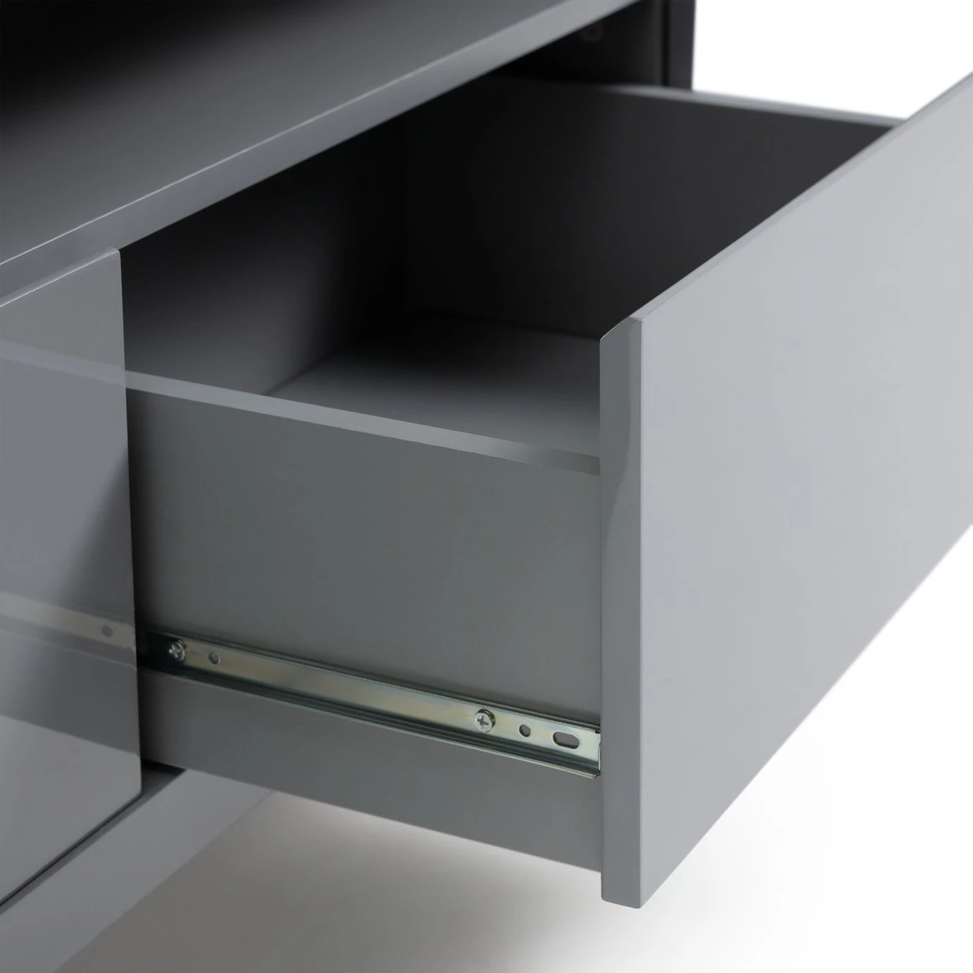 Best Price - Habitat Sleigh TV Unit Gloss Grey TV Stands And Units - Image 5