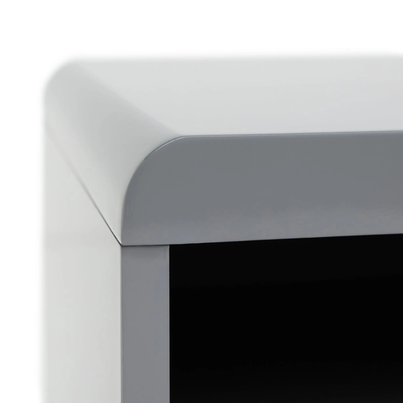 Best Price - Habitat Sleigh TV Unit Gloss Grey TV Stands And Units - Image 6