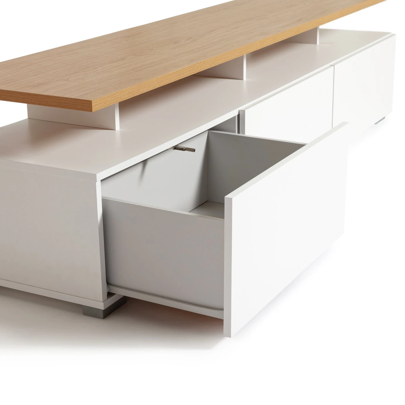 On Sale - Habitat Floating Large TV Unit White TV Stands And Units - Image 6