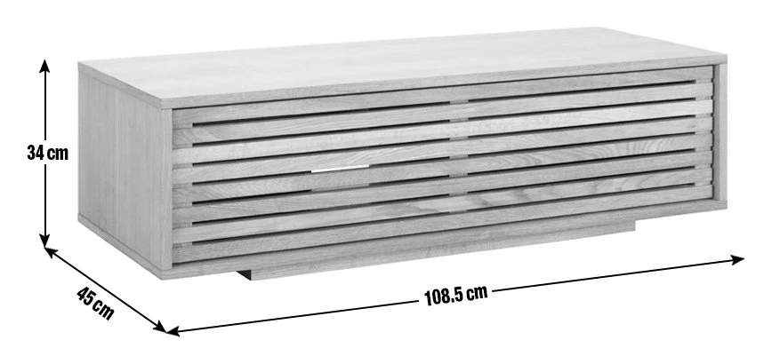 Best Price - Habitat Max 1 Door TV Unit Oak Furniture - Image 3