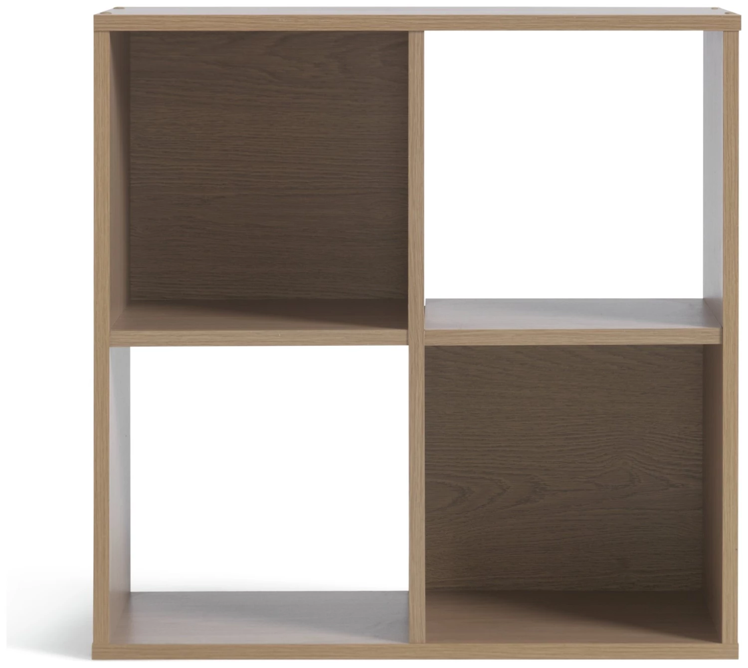 Flash Sale - Habitat Squares 4 Cube Storage Unit Oak Effect Storage - Image 4