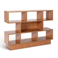 Flash Sale - Habitat Cubes Short Wide Bookcase Oak Effect Bookcases And Shelving