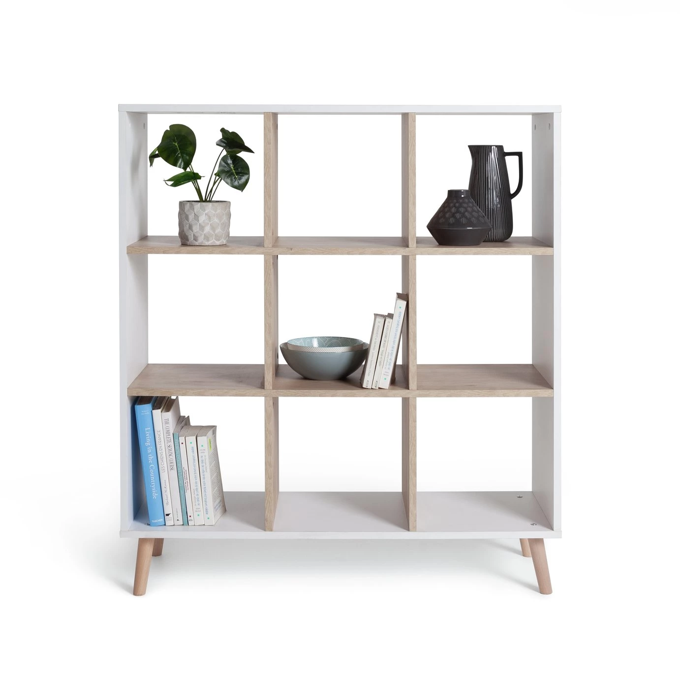 Best Price - Habitat Skandi Wide Shelving Unit White Bookcases And Shelving - Image 4