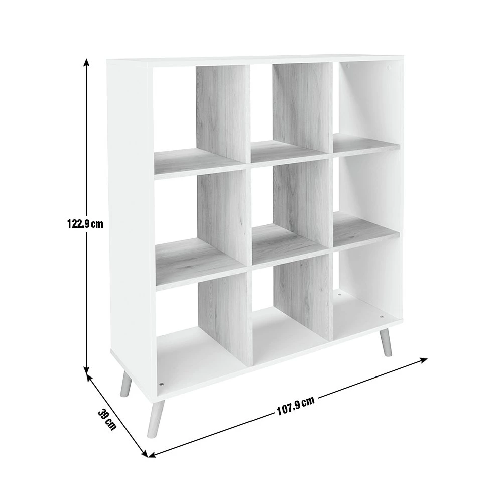 Best Price - Habitat Skandi Wide Shelving Unit White Bookcases And Shelving - Image 8