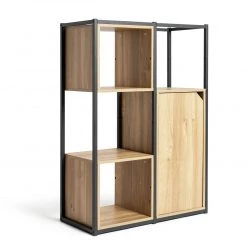 Flash Sale - Habitat Loft Living Shelving Unit Light Oak Storage