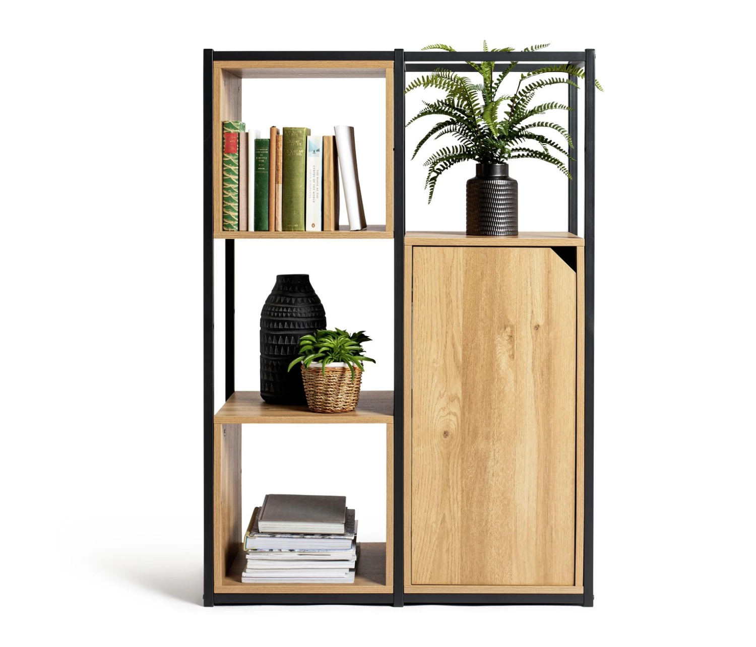 Flash Sale - Habitat Loft Living Shelving Unit Light Oak Storage - Image 2