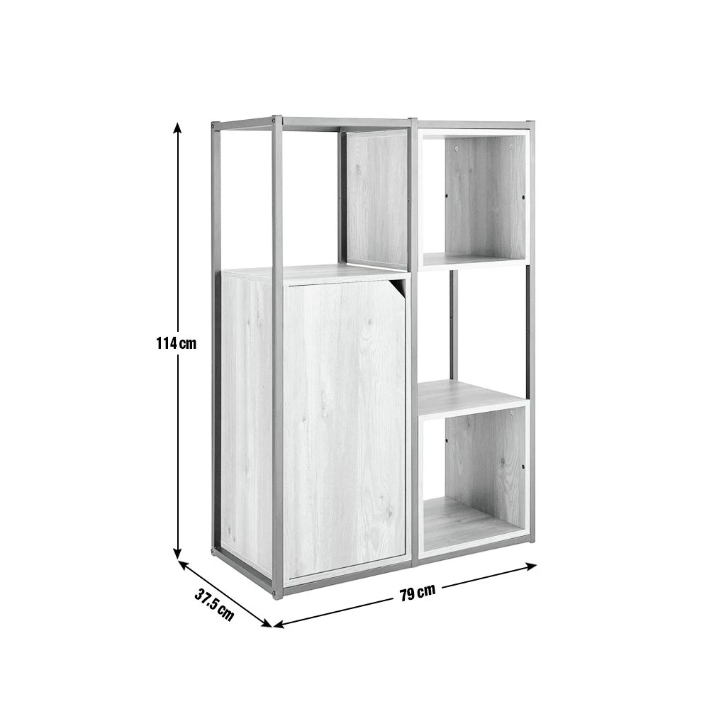 Flash Sale - Habitat Loft Living Shelving Unit Light Oak Storage - Image 9