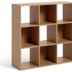 Flash Sale - Habitat Squares 9 Cube Storage Unit Oak Effect Storage