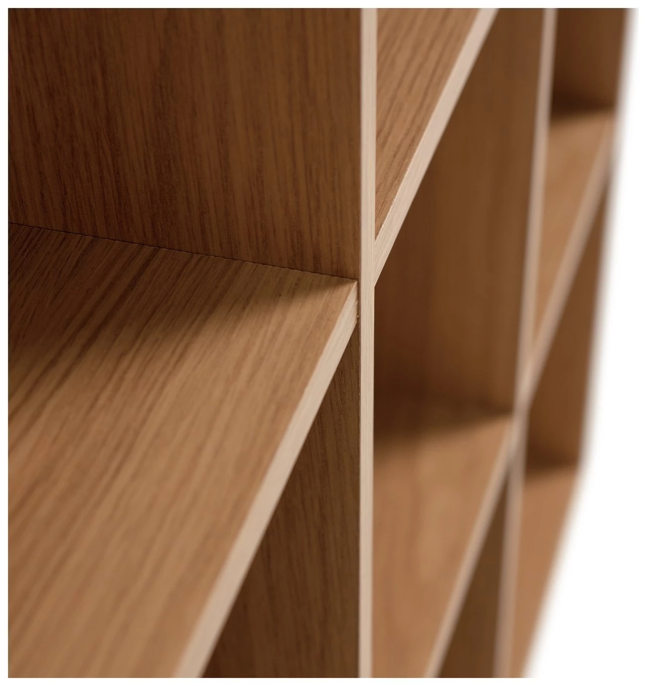 Flash Sale - Habitat Squares 9 Cube Storage Unit Oak Effect Storage - Image 6