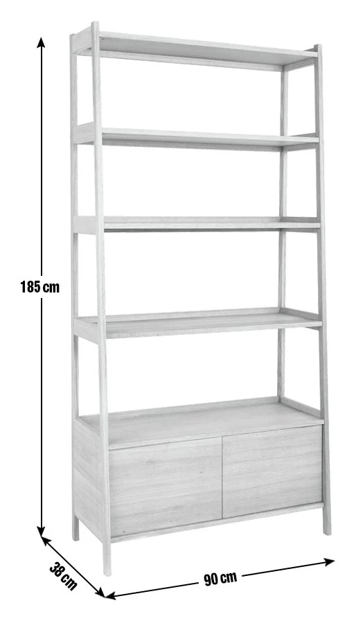 Shipping Included - Habitat Marston Bookcase Oak Storage - Image 4