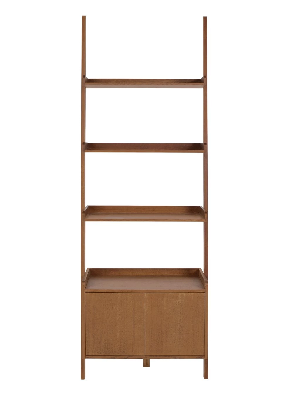 On Sale - Habitat Jessie 2 Door Ladder Shelf Walnut Bookcases And Shelving - Image 3