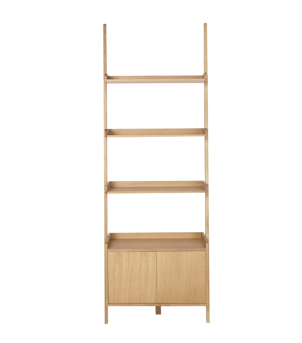 On Sale - Habitat Jessie 2 Door Ladder Shelf Walnut Bookcases And Shelving - Image 7