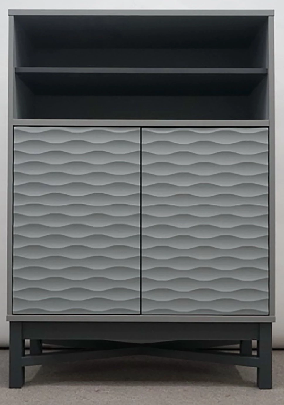 Discount - Habitat Zander Solid Wood Deep Shelving Unit Grey Storage - Image 9