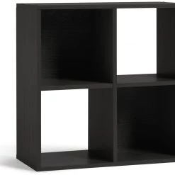 Free Shipping - Habitat Squares 4 Cube Storage Unit Black Storage