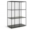 Free Shipping - Habitat 6 Alfie Wire Shelving Unit Black Storage