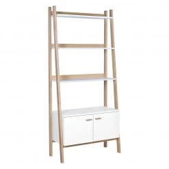 Best Price - Habitat Jerry Tall Ladder Shelf White Storage