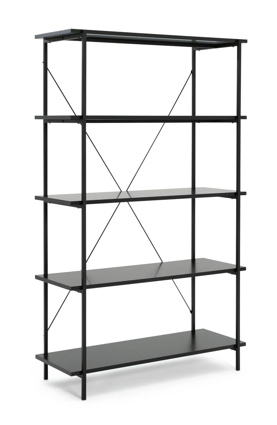 The Surprise Price - Habitat Huckley 5 Tier Steel Shelving Unit Black Storage - Image 5
