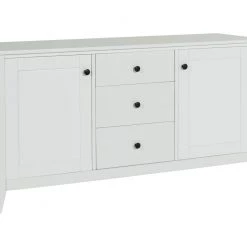 Flash Sale - Habitat Minato 2 Door 3 Drawer Sideboard White Sideboards