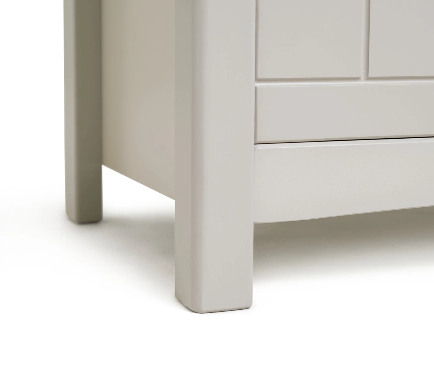 Discount - Habitat Bournemouth 4 Door 3 Drawer Sideboard Light Grey Sideboards - Image 9