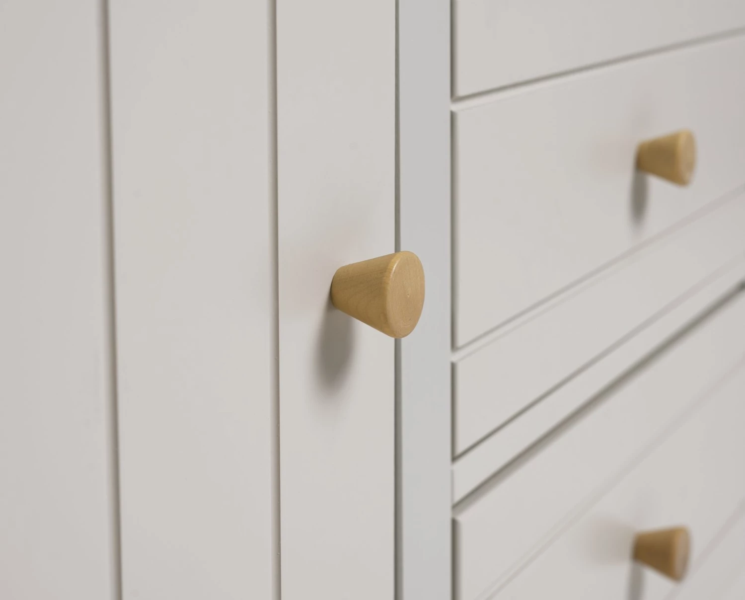 Discount - Habitat Bournemouth 4 Door 3 Drawer Sideboard Light Grey Sideboards - Image 10