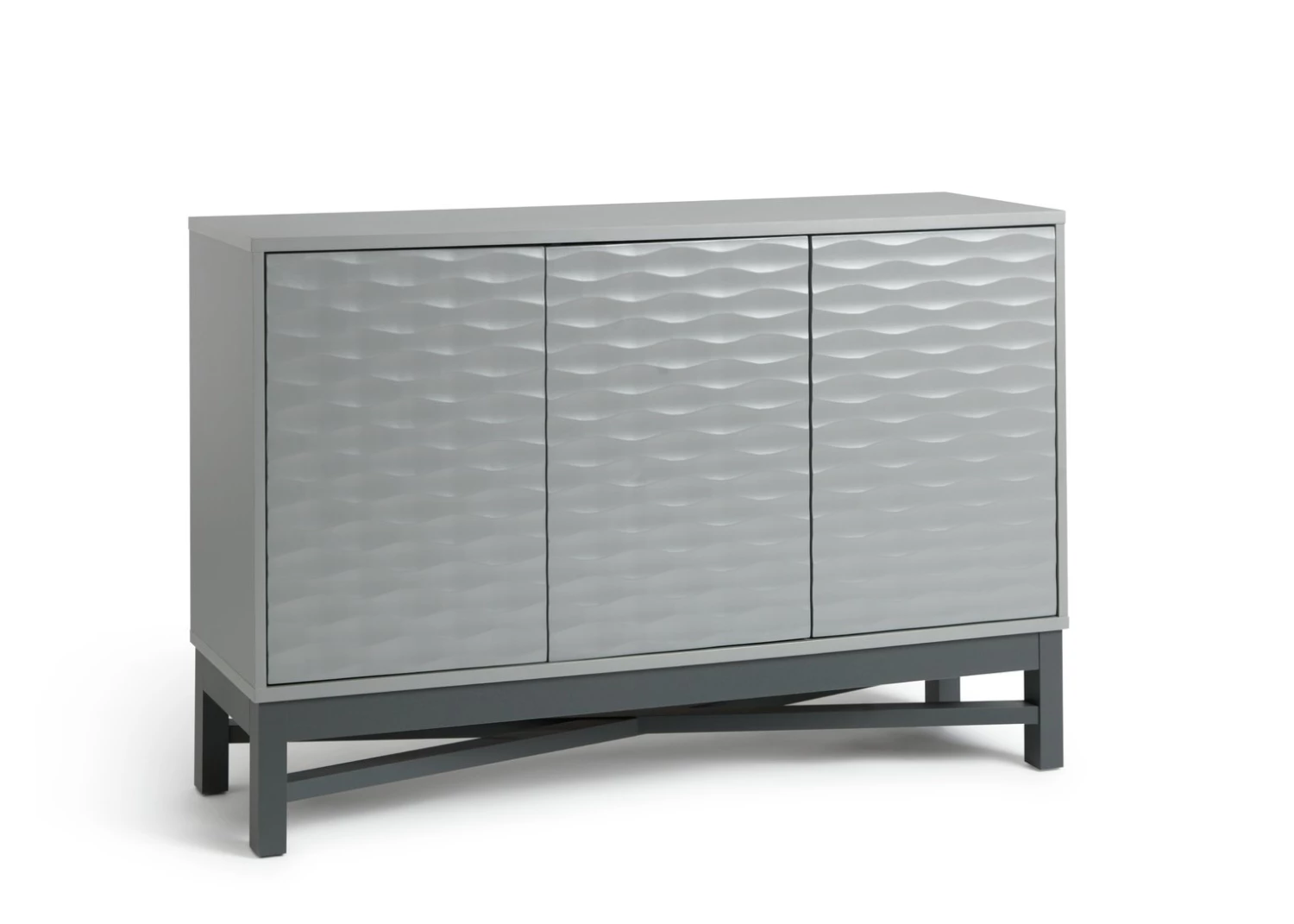 Best Price - Habitat Zander Textured Large Sideboard White/Oak Effect Sideboards - Image 8